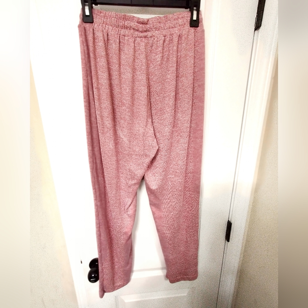 Pink Lounge Pants With Tie Strings - Picture 2 of 8